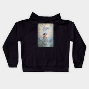 Swan portrait Kids Hoodie